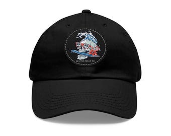 Gorra de cuero con parche de calavera espeluznante estilo Summerween Beach Vibes (disponible en diferentes colores)