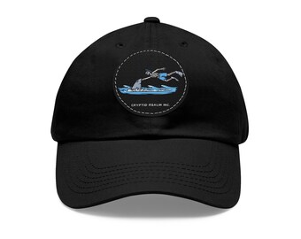 Gorro de verano con estampado de esqueleto nadador y parche de tiburón (disponible en diferentes colores).