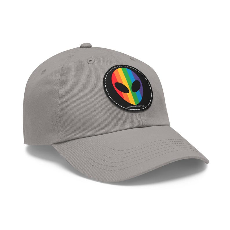 Rainbow Alien Head Patch Hat (Diff Hat Colors Available) image 17