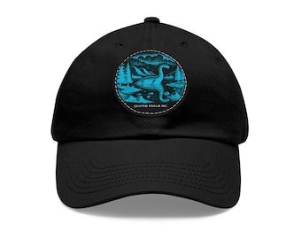 Gorra con parche del monstruo del Lago Ness (disponible en diferentes colores)