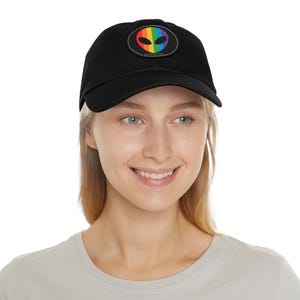 Rainbow Alien Head Patch Hat (Diff Hat Colors Available) image 5
