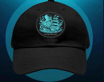Gorra con parche de barco de ataque Kraken (disponible en diferentes colores)