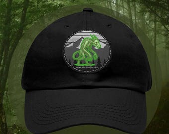 Gorra con parche de cuero "Skinwalker in the Woods" (disponible en diferentes colores).