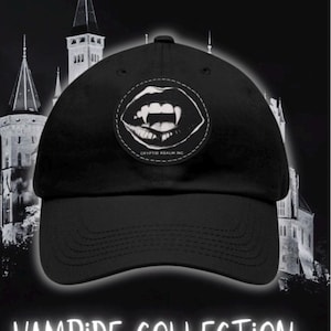 Vampire Fangs Patch Dad Hat | Cap