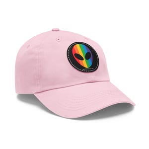 Rainbow Alien Head Patch Hat (Diff Hat Colors Available) image 18