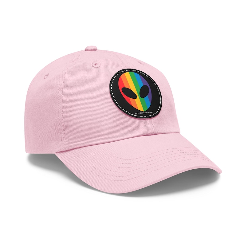 Rainbow Alien Head Patch Hat (Diff Hat Colors Available) image 18