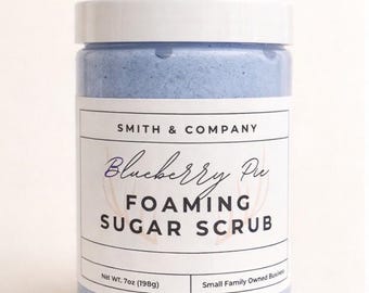 Blueberry Pie Foaming Sugar Scrub