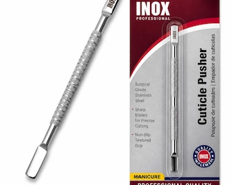 INOX Cuticle Pusher Stainless Steel | Professional Nail Care Tool