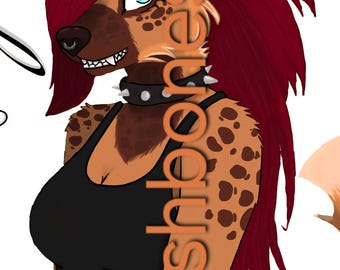 Custom Furry OC - Half Body