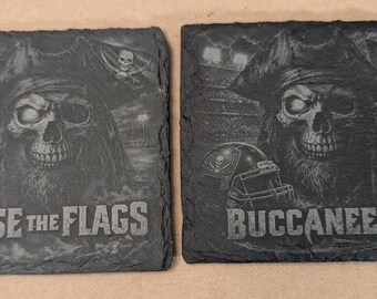 Tampa Bay Football Slate Coaster