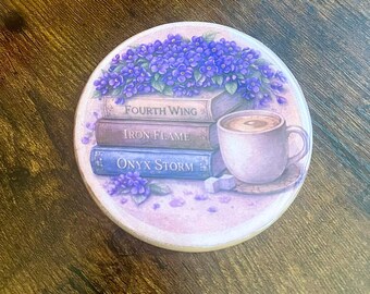 Bookish coaster set