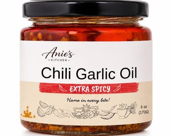 Anie's Kitchen Extra Spicy Chili Garlic Oil – Filipino Chili Crisp (6 oz)