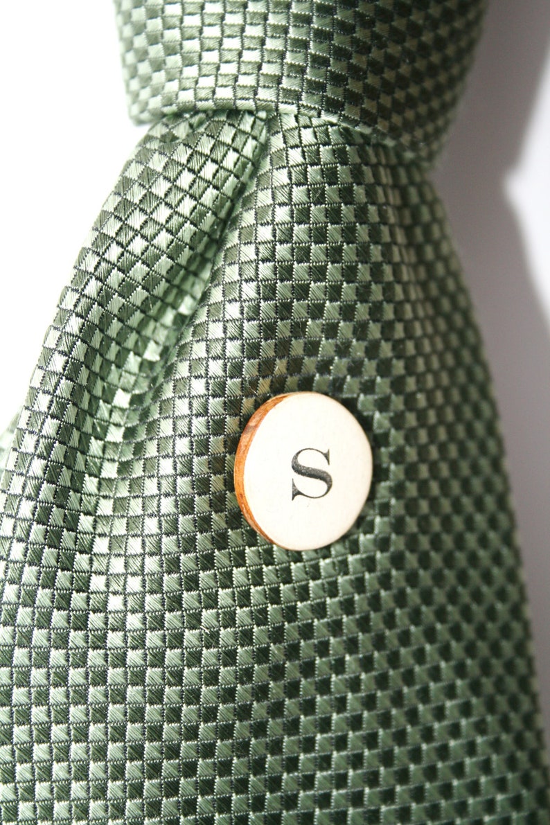 monogrammed tie tack