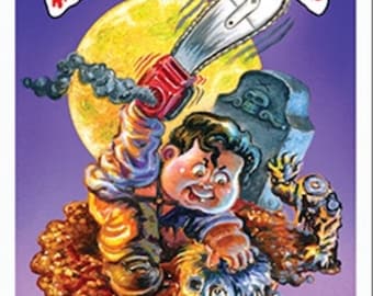 EVIL DEAD TED Custom Parody Garbage Pail Kids Gpk Limited Edition