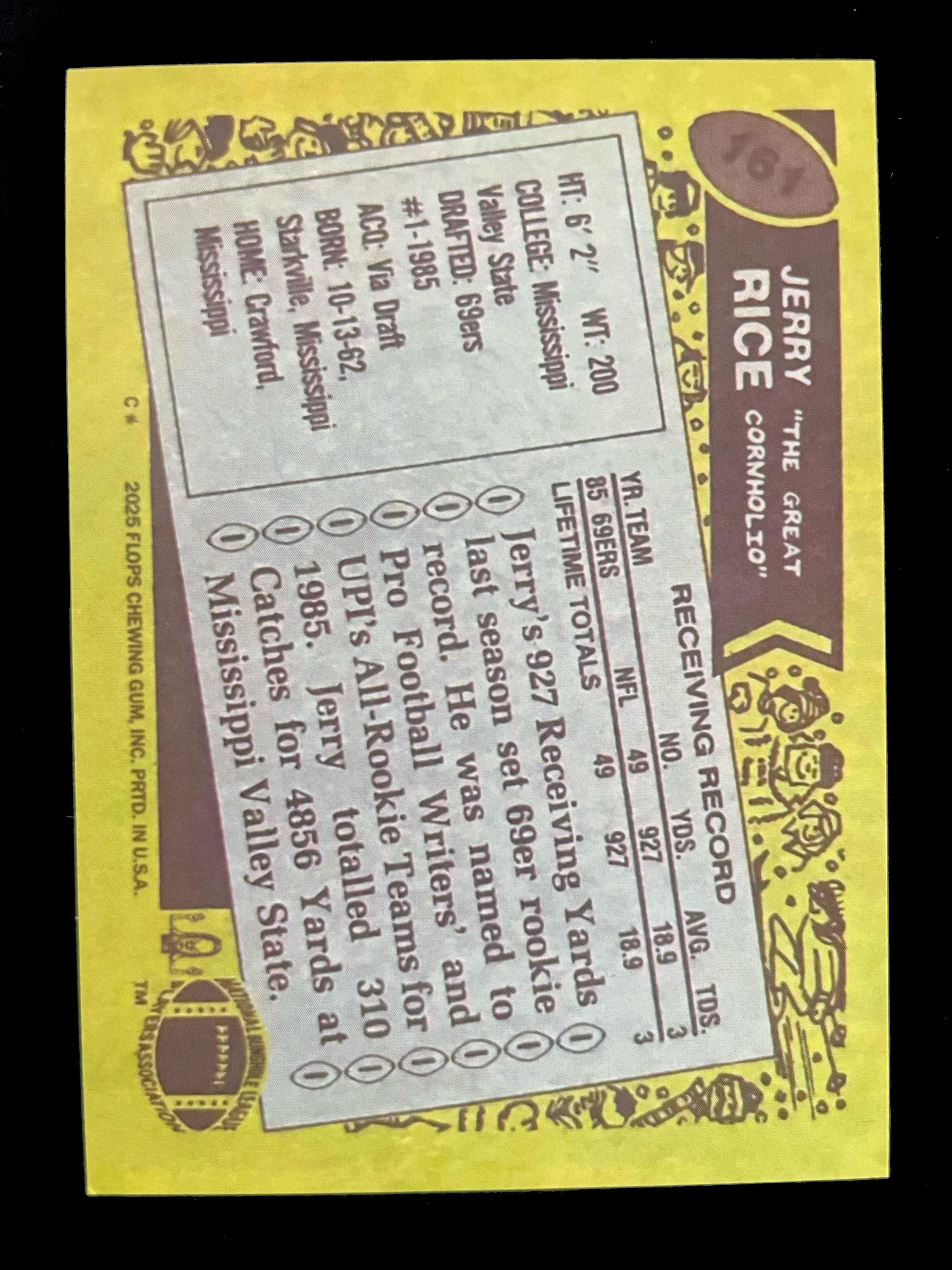 Beavis and Butthead X Jerry Rice Rookie Mashup Trading Card (1/100) - Etsy