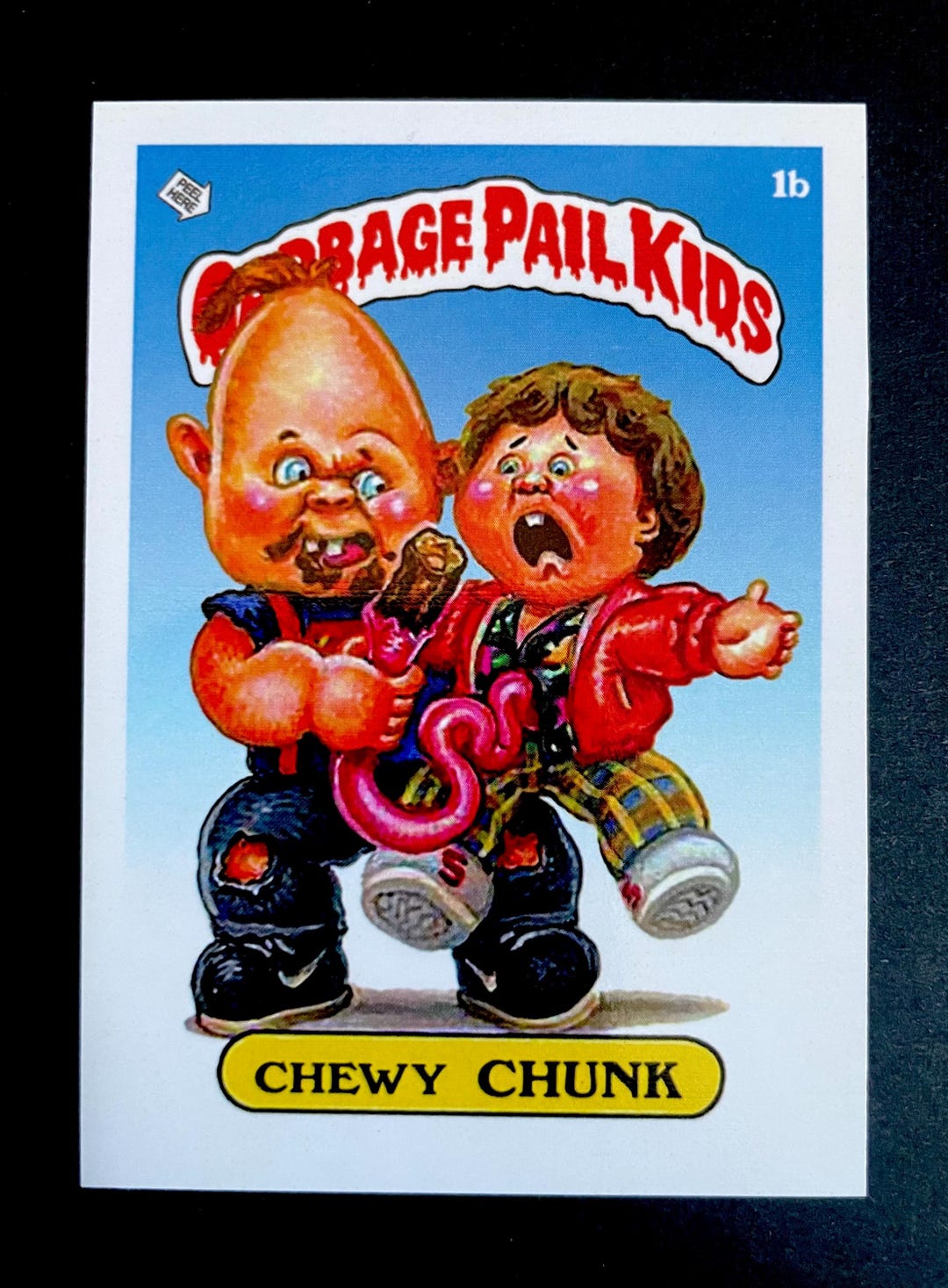 Chewy Chunk Garbage Pail Kids Goonies Parody Trading Card (1/100) - Etsy