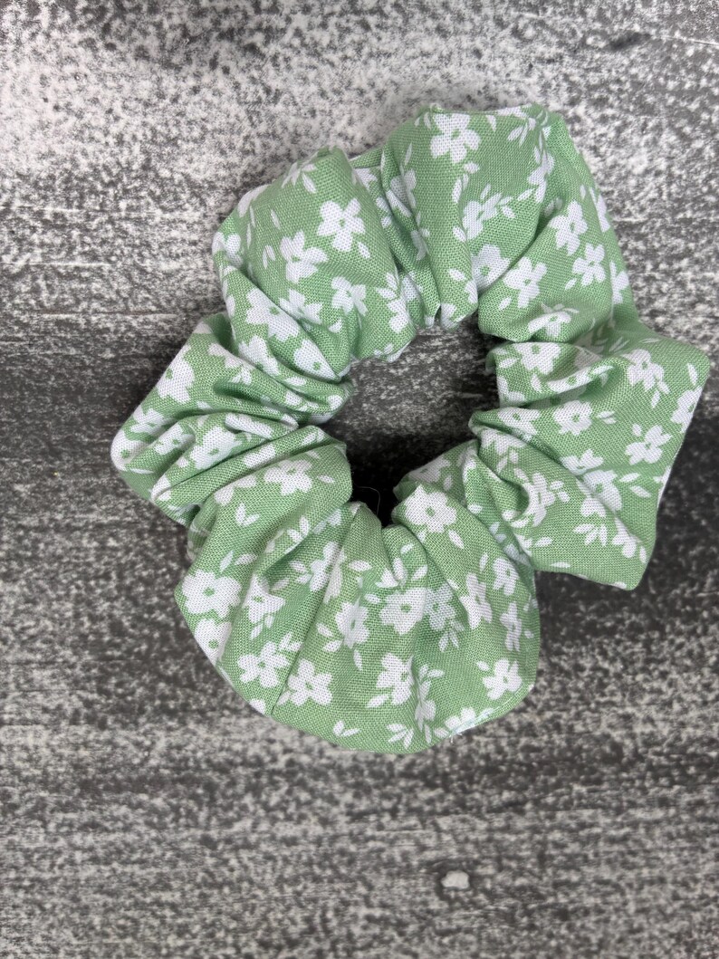 Pastel Color Spring Floral Hair Scrunchies - Etsy
