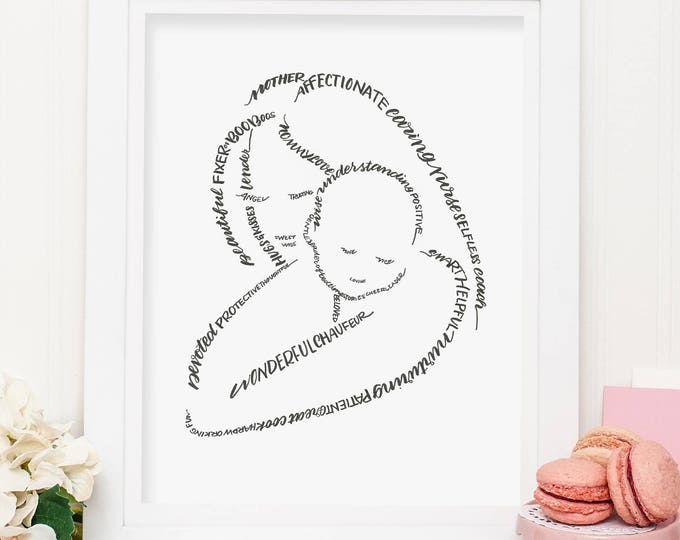 Sweet, Affectionate Mother! A Limited Edition Print of a Hand-lettered Image