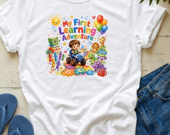 Mi primera aventura de aprendizaje: ¡Regreso a clases en 4x4! Camiseta juvenil