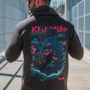 Graphic Hoodie Men Streetwear Sweatshirt Anime Inspired Design Black Pullover Midweight Fleece Motivational Philosophy Statement Bold Urban Fashion Contemporary Style Casual Apparel Everyday Wear Gift For Men Comfortable Daily Clothing