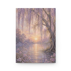 Hardcover Journal | Willow tree sunset