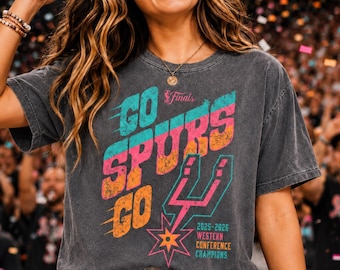 Go Spurs Go Finals Shirt, San Antonio Basketball Tee, 2026 Western Conference Champs Shirt, Spurs Game Day T-Shirt