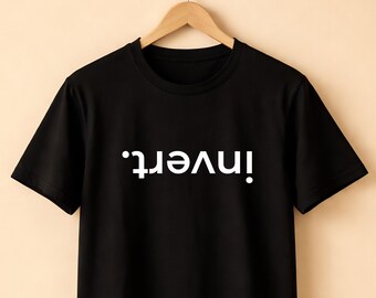 インバートシャツ マインドフルネスギフト、意識向上セルフケアTシャツ、静かな強さTシャツ
