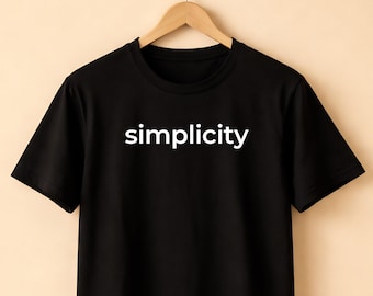 ミニマリストなシンプルさを追求するTシャツ：マインドフルネス、セルフケア、静かな強さを象徴するTシャツ
