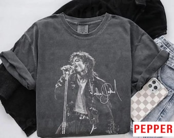 Camiseta vintage de Michael Jackson, camiseta de Michael Jackson, camiseta de Jackson, camiseta de Michael King Of Pop, regalo para fans de Michael