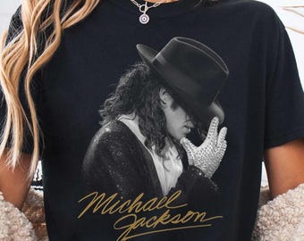 Camiseta vintage de Michael Jackson de los 90, Camiseta de Michael Jackson, Camisa de Jackson, Camiseta de Michael King Of Pop, Regalo para fans de Michael