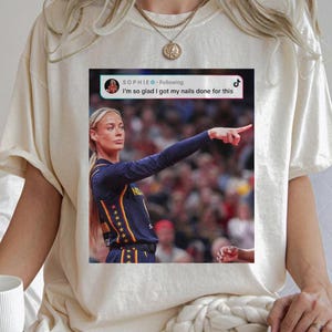 Camiseta Sophie Cunningham Point Comfort Colors, Camiseta de Basquete Sophie