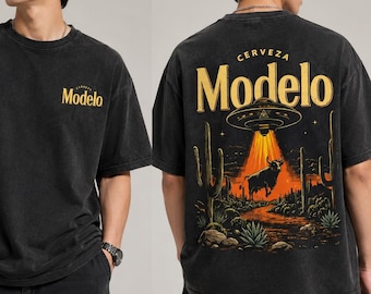 Western Alien Shirt, Funny UFO Abduction Tshirt, Desert Cowboy Beer Shirt