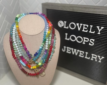 Custom rondelle bracelet