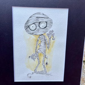 Original hand painted watercolor art