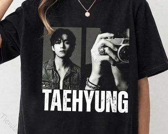 Comfort Colors Vintage V Comfort Colors Shirt, Kim Taehyung Pose Retro 90s Shirt, Gifts For Him/Her