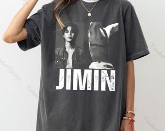Comfort Colors® Jimin Unisex Shirt for Men and Women, Kpop Idol Merch 90s