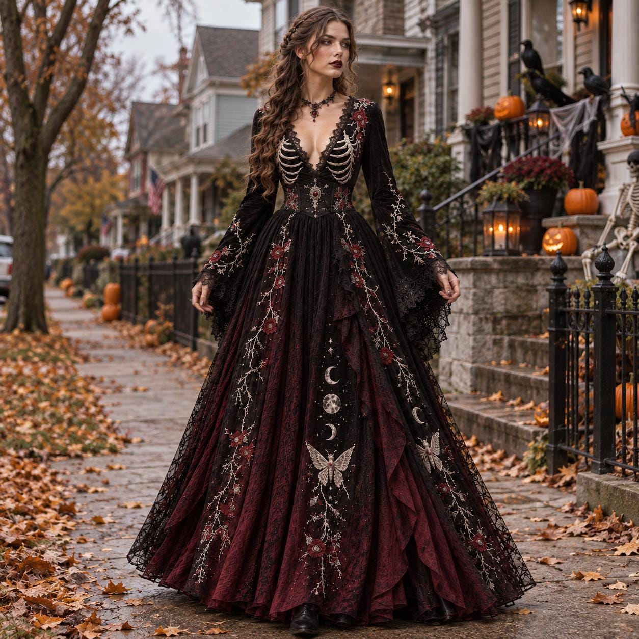 witch formal dress Witchy Evening Girl Dresses