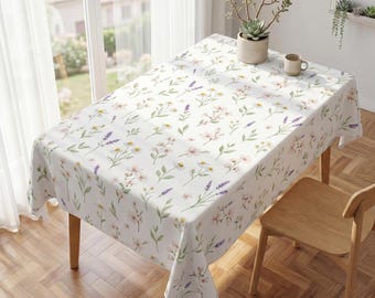 Custom Photo Tablecloth, Personalized Tablecloth with Text/Logo, Table Cover for Weddings, Parties, Home Decor