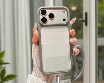 Funda transparente con control de cámara para iPhone 17 Series, cubierta protectora a prueba de golpes.