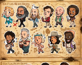 OFMD A5 Vinyl Sticker Sheets Duo (Pre-Order)