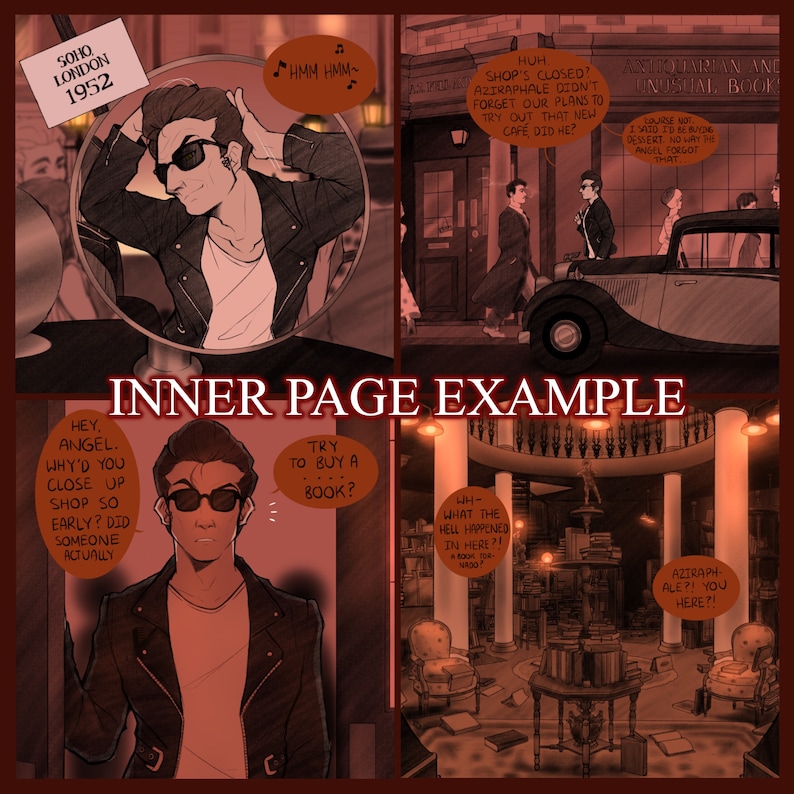 Alexandria 48 BC: Good Omens Fan Comic PDF Digital Copy image 2