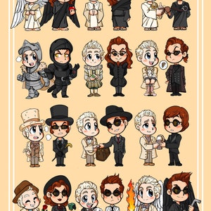 Ineffable Husbands 6000 Years 2.5" Double Sided Acrylic Charms