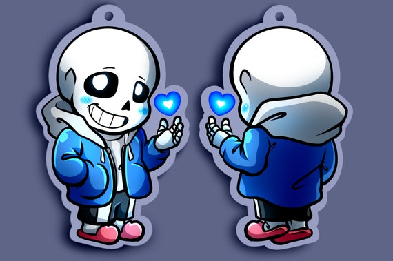 Undertale: Sans と Papyrus 両面 2-2.5 インチ アクリル チャーム
