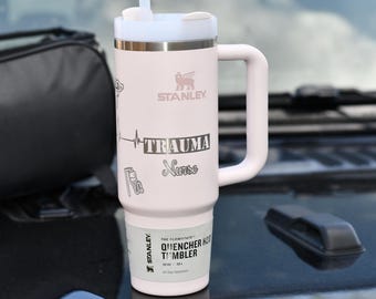 Trauma Nurse Engraved Stanley 30oz | Nurse Gift | ER ICU Tumbler | Laser Engraved Quencher H2.0 | Healthcare Worker Cup BLEM