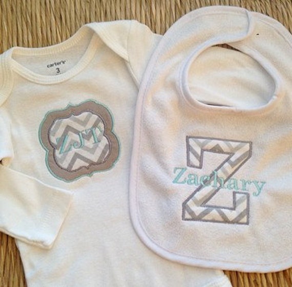 Items similar to New Baby Personalized Gift Set on Etsy