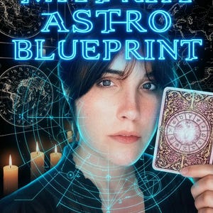 Matrice d'astrologie / thème astral avec progressions, transits sur un an, GRAND PDF, Natal et plus encore !