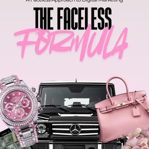 Faceless Digital Marketing Guide, Faceless Instagram Strategy & Canva Template, Passive Income Masterclass, Faceless Creator Bundle
