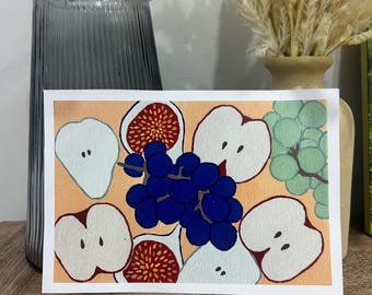 Autumn Harvest artwork print, perfect for housewarming, birthdays and special occasions