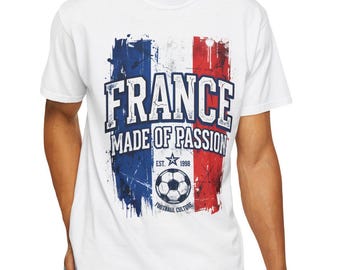 France Football Shirt 2026, France Soccer Fan Tee, Vintage Football Graphic Shirt, Comfort Colors 1717,French Team Apparel,Soccer Lover Gift