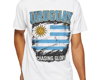 Uruguay Football Shirt 2026, Uruguay Soccer Fan Tee, Vintage Football Graphic Tee, Comfort Colors 1717,Uruguay Team Shirt, Soccer Lover Gift
